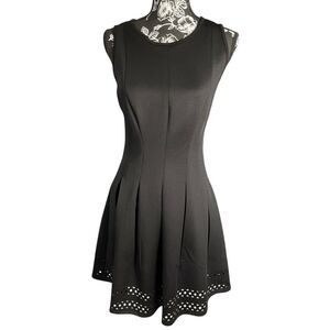 Catherine Catherine MaLandrino Little Black Dress Fit & Flare Size 2